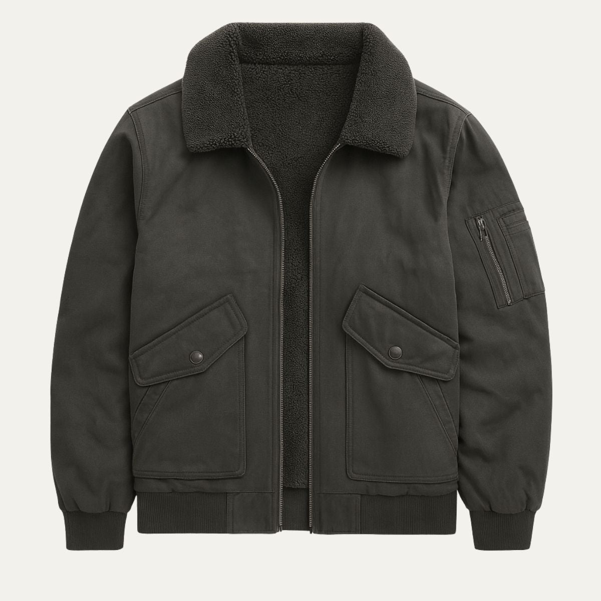 Leeds Fleece Bomberjacke