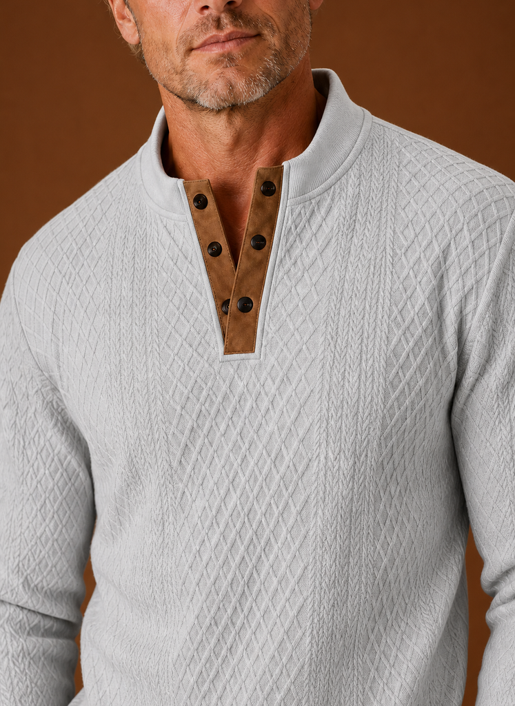 Men's Crewneck Sweater - Pullover for Layering & Office Wear | Areleon