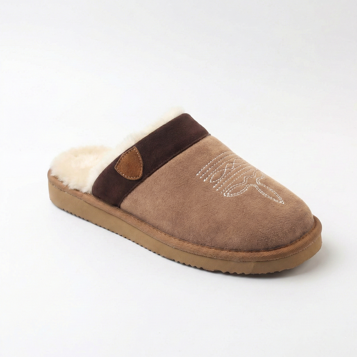Women's Suede Cowboy Slippers