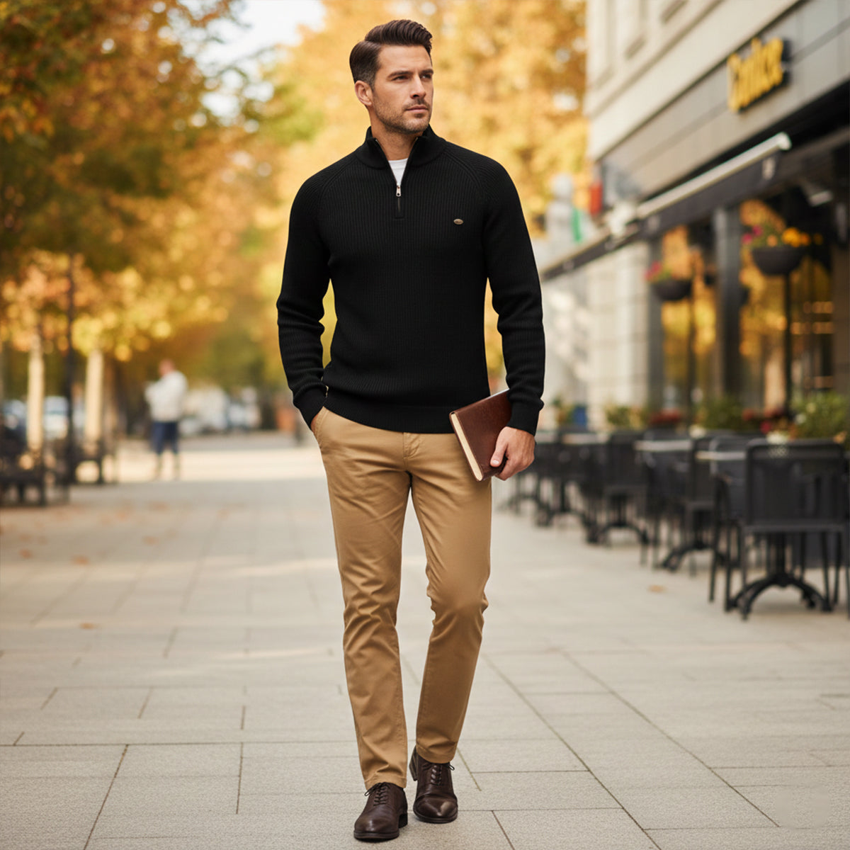 Lignano Baumwoll-Half-Zip-Pullover