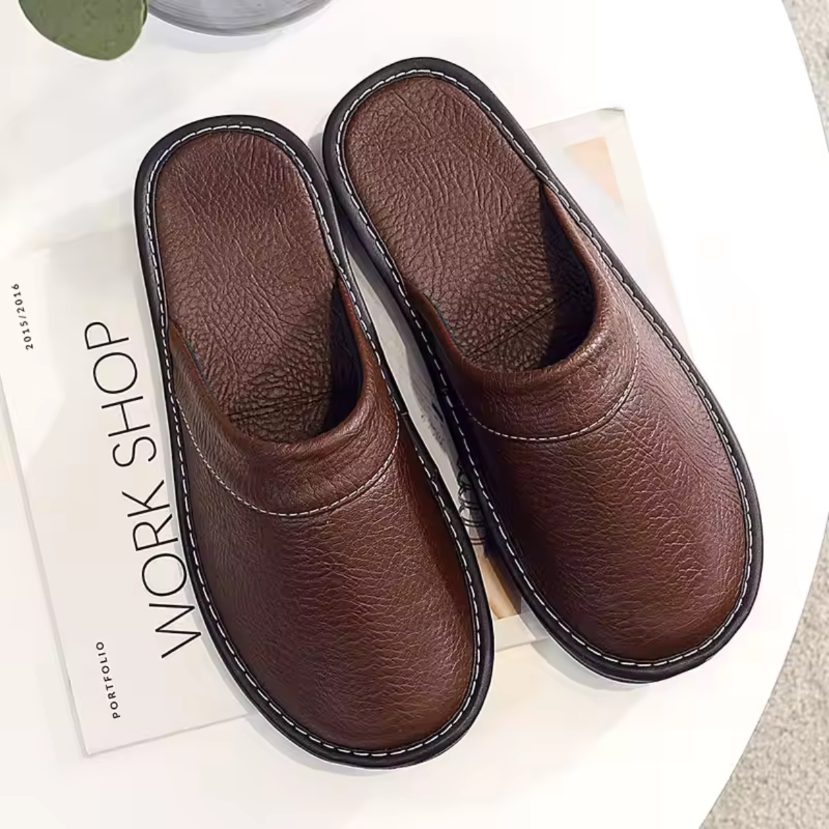Malvern Lederslipper