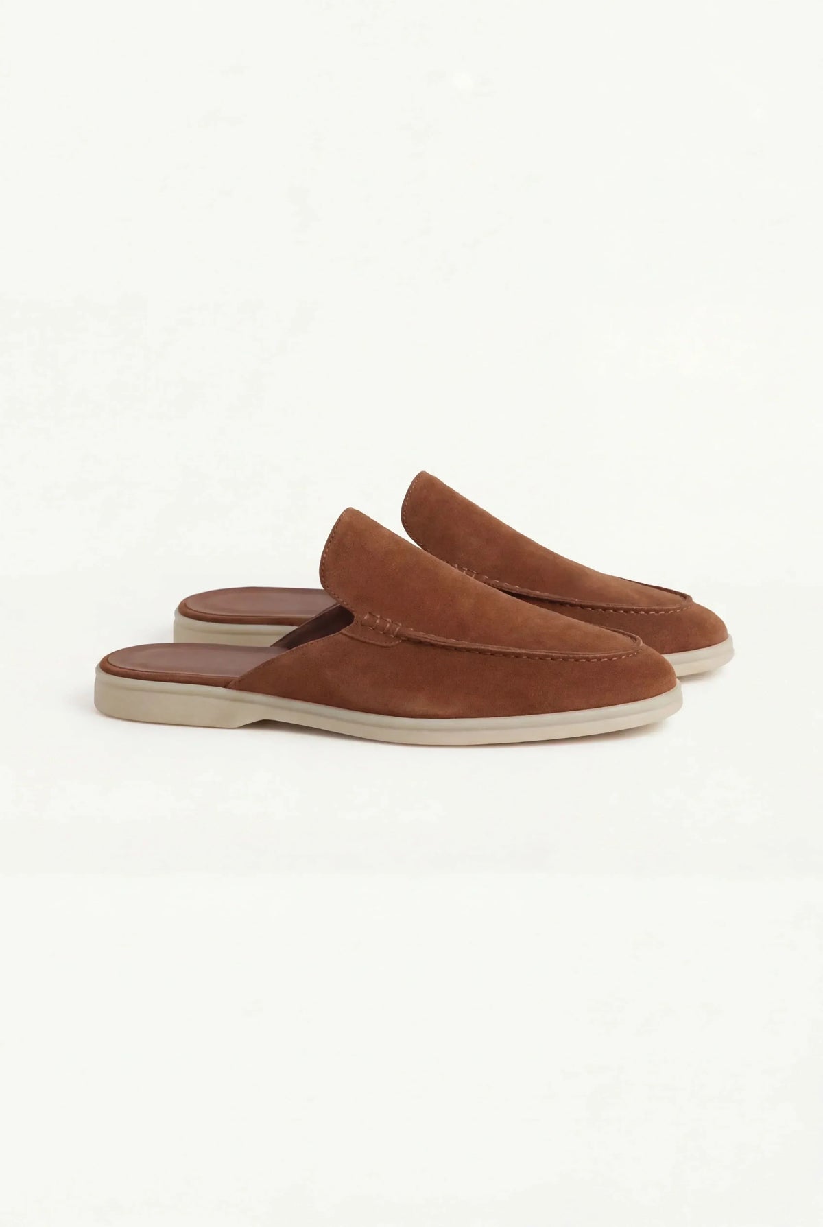 Maroon Suède Mule