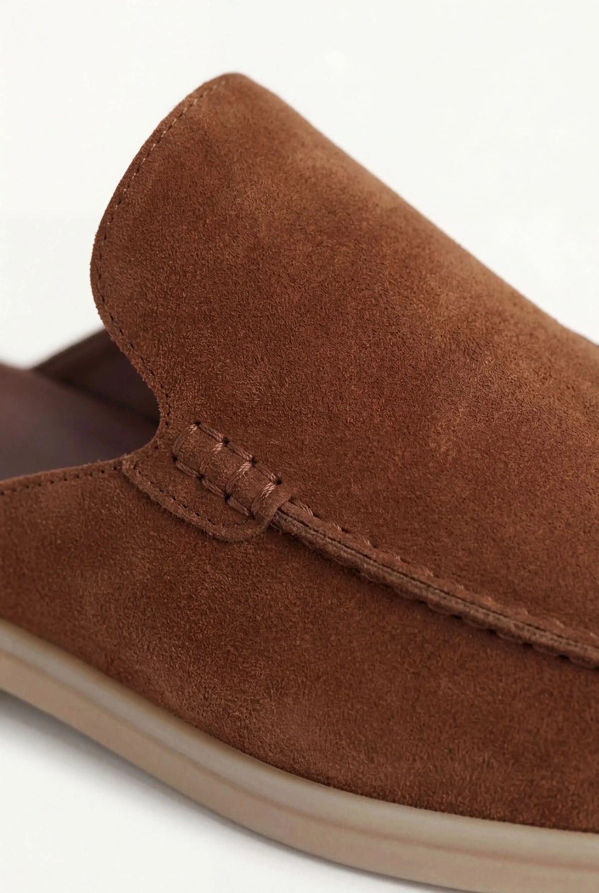 Maroon Suède Mule