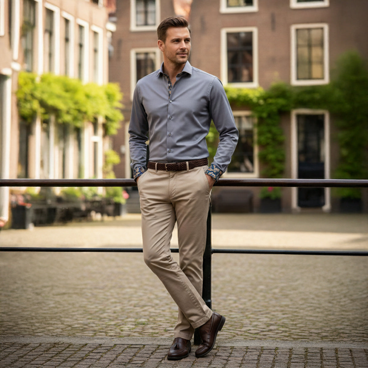Mayfair Baumwollbusinesshemd Langarm