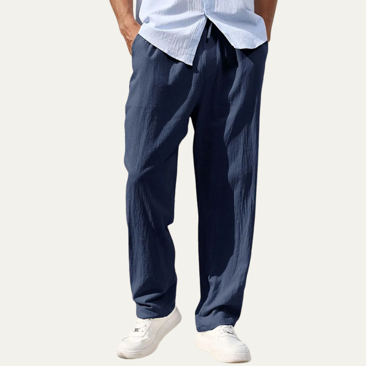 Millbrook Leinenhose Straight Leg
