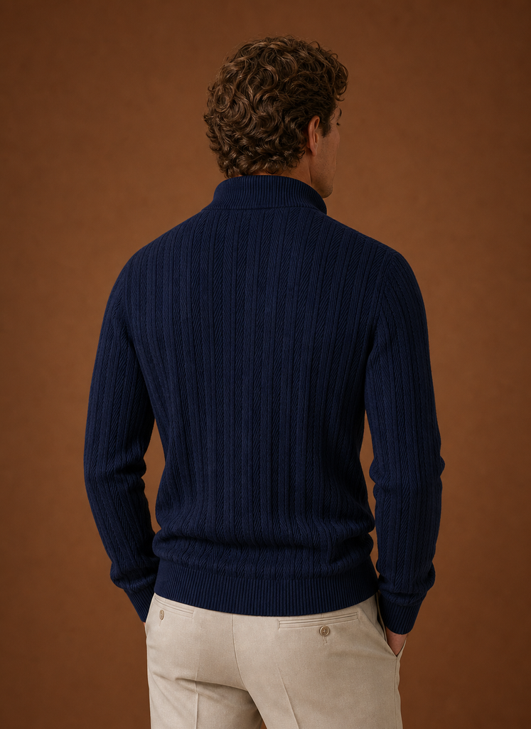 Men's Knit Cardigan - Button Front Sweater | Areleon