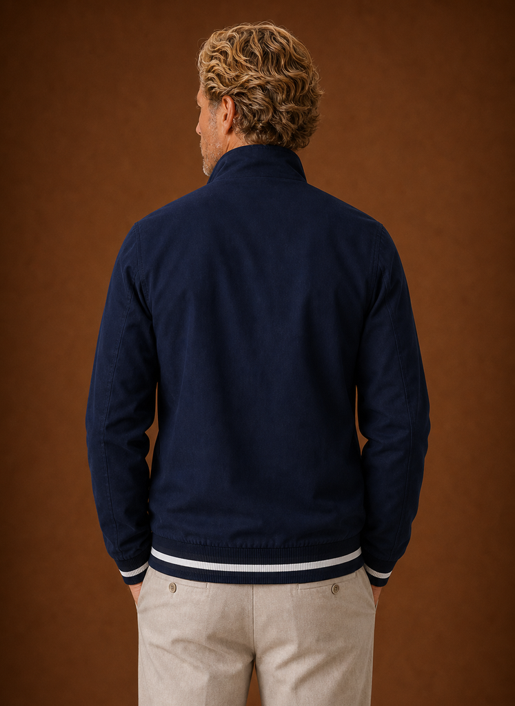 Men's Lightweight Bomber Jacket - Zip Up Windbreaker Coat | Areleon