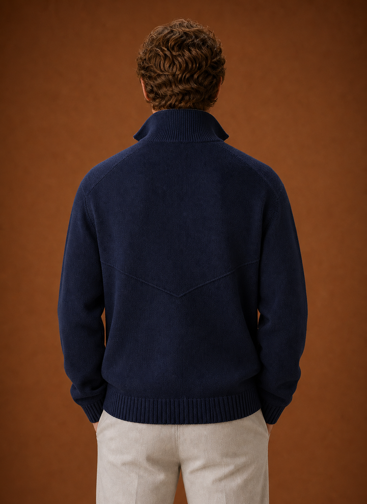 Men's Knit Cardigan - Full-Zip Sweater Jacket | Areleon