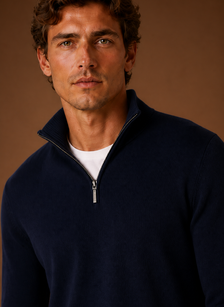 Men’s Quarter Zip Sweater | Areleon