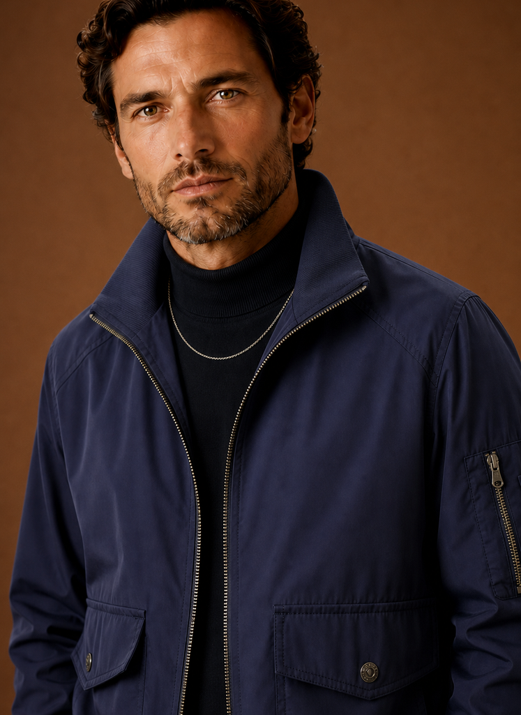 Men's Lightweight Bomber Jacket Casual Zip Jacket | Areleon