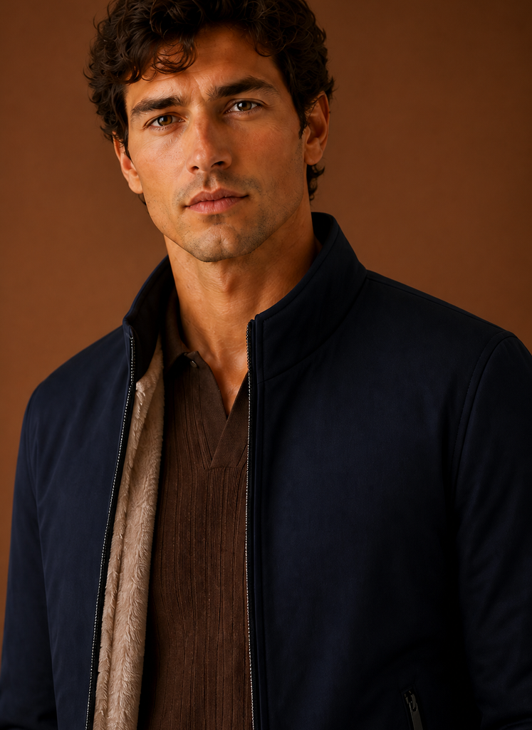Men’s Lightweight Fleece Bomber Jacket | Areleon