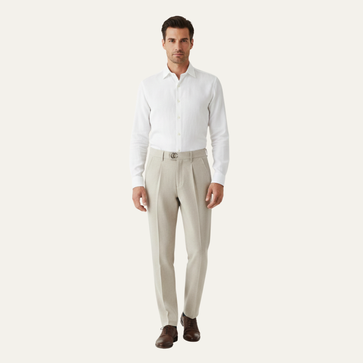 Northshore Leinenanzughose Slim Fit