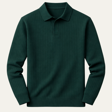 Oakpark Strickpoloshirt Langarm