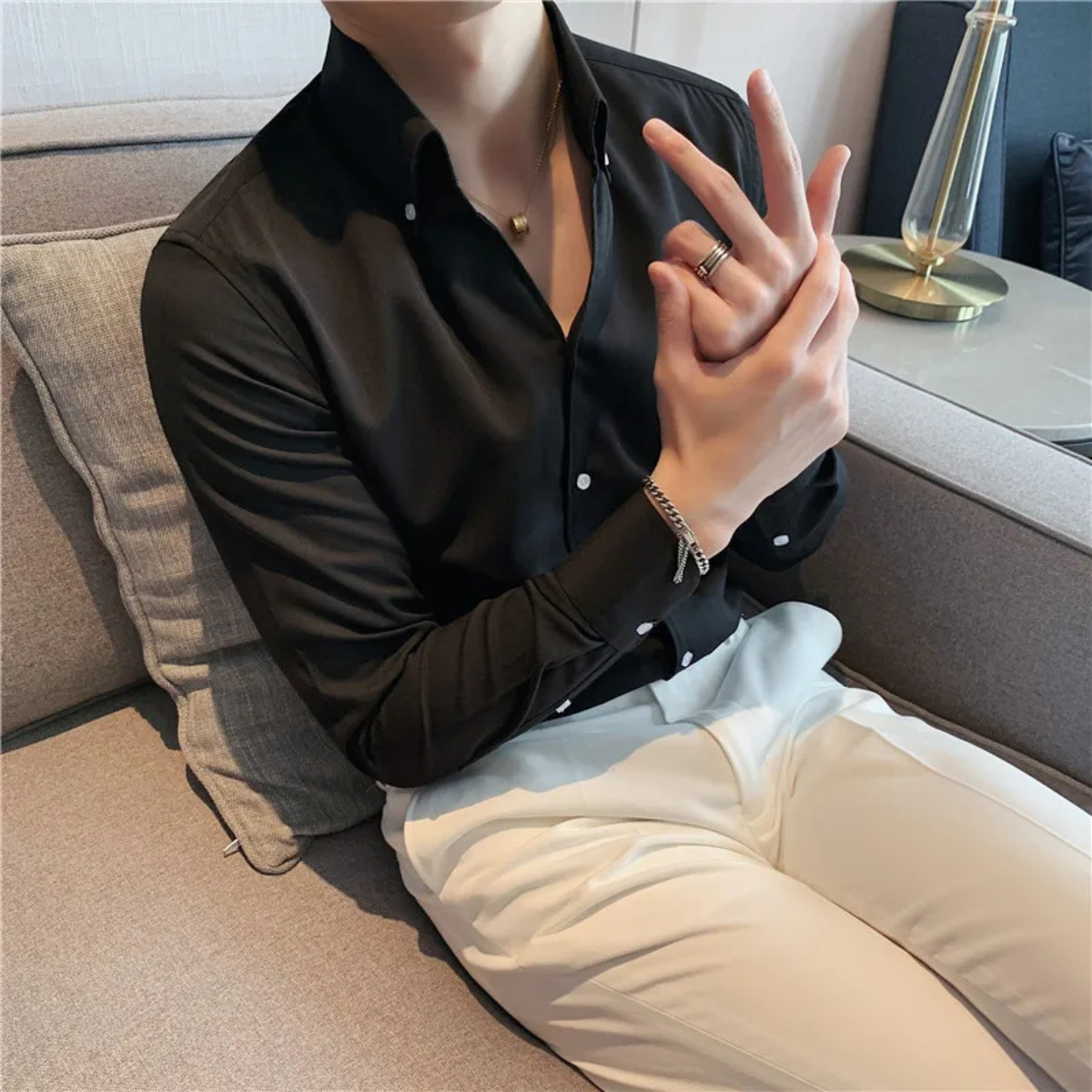 Oakwood Park Hemd Slim Fit
