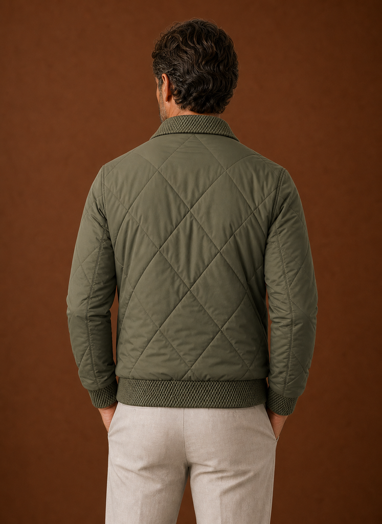 Men's Bomber Jacket - Zip-Up Casual Jacket | Areleon