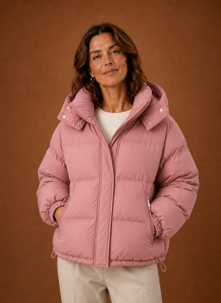Women's Warm Puffer Jacket - Oversized Winter Coat | Areleon