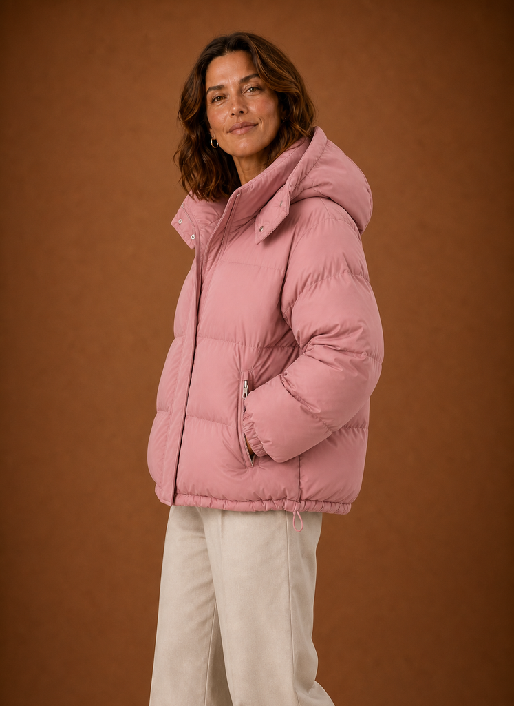 Women's Warm Puffer Jacket - Oversized Winter Coat | Areleon