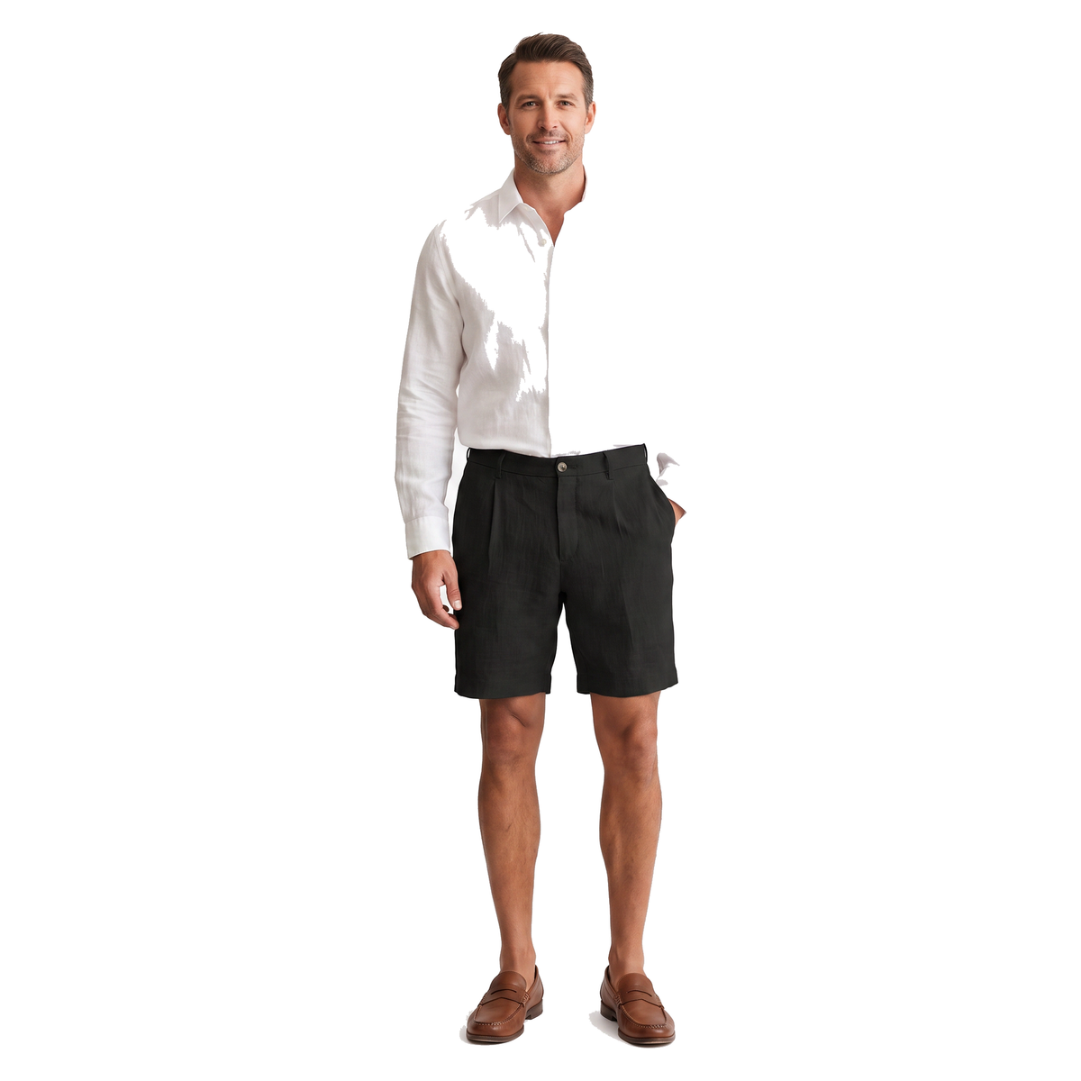 Piombino Linen Shorts
