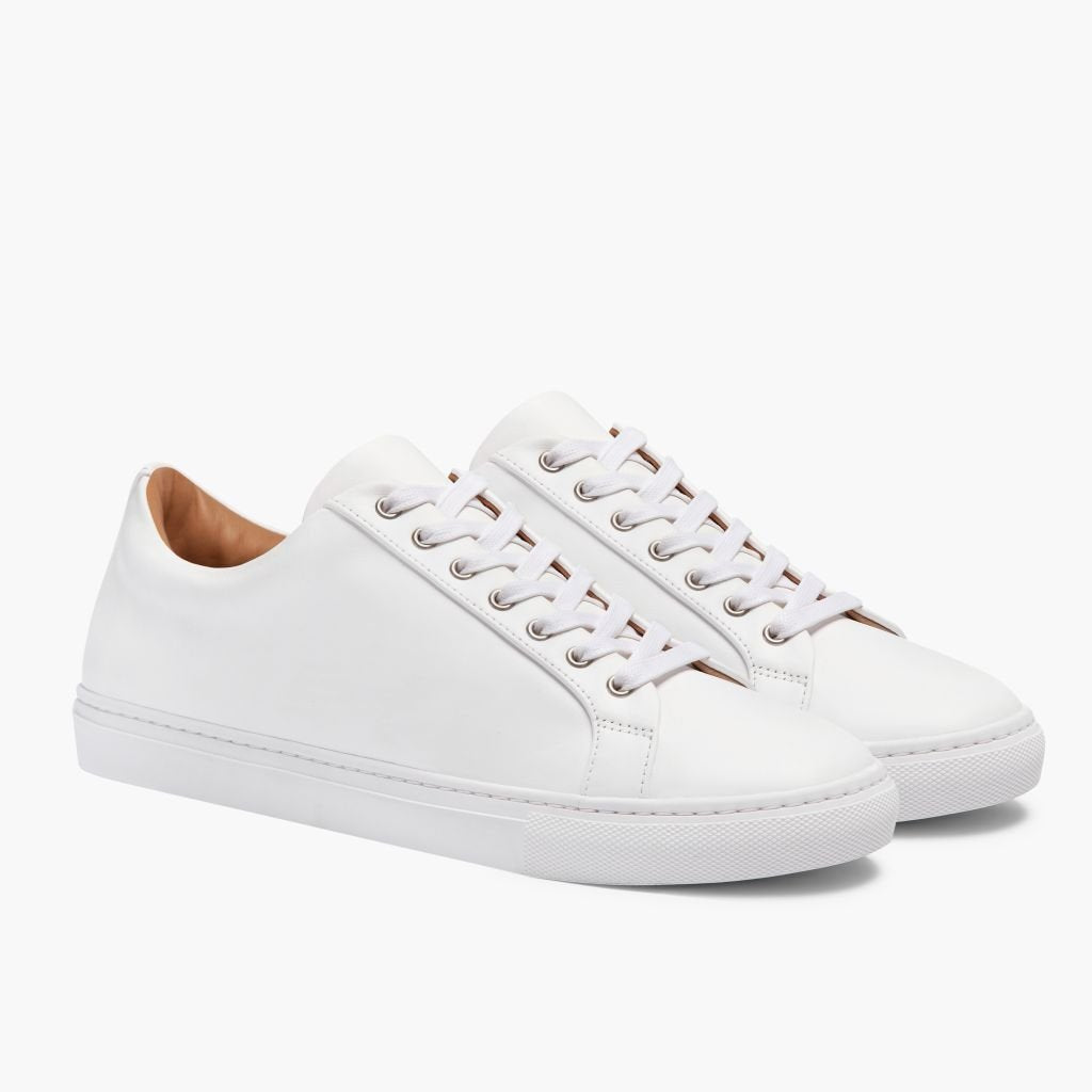 Men's Genuine Leather Low-Top Trainers