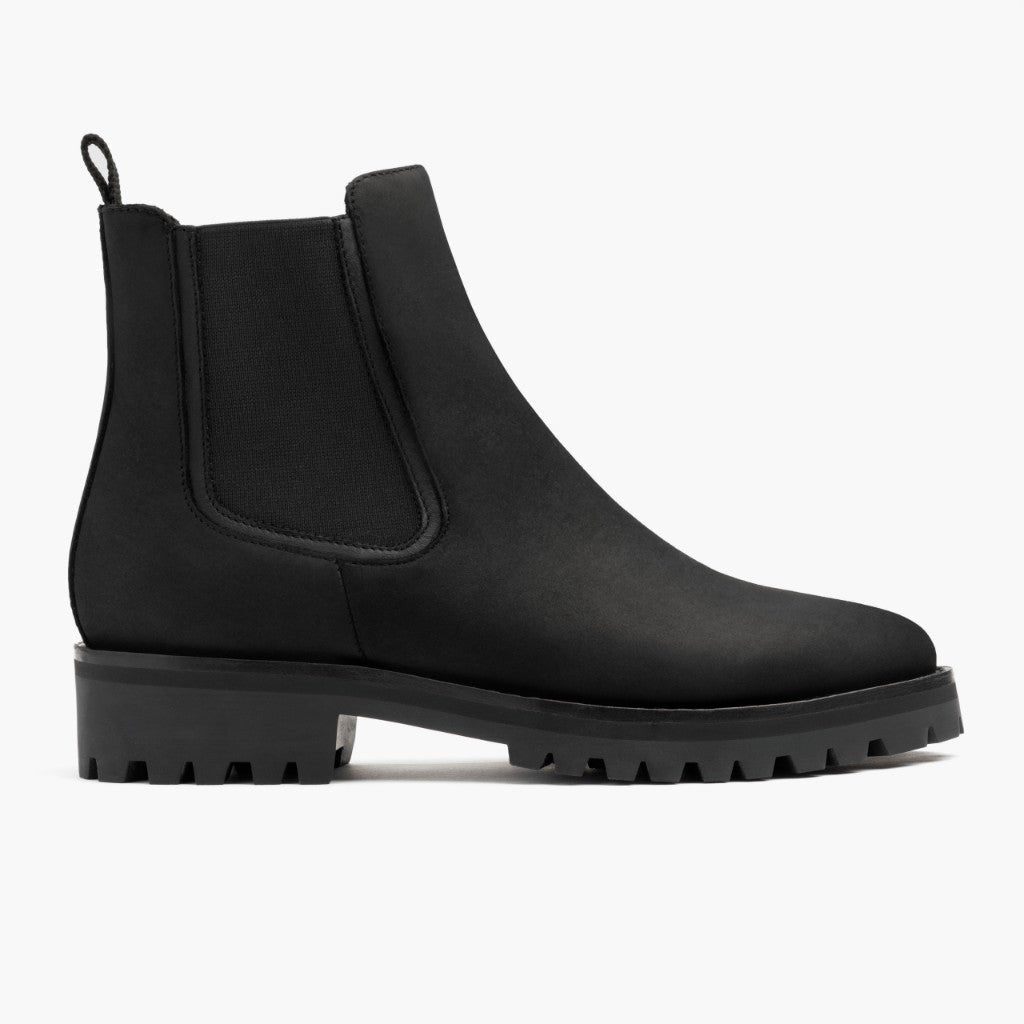 Women's Durable Leather Chelsea Boots