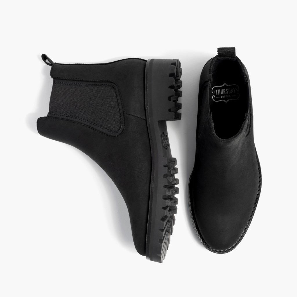 Women's Durable Leather Chelsea Boots