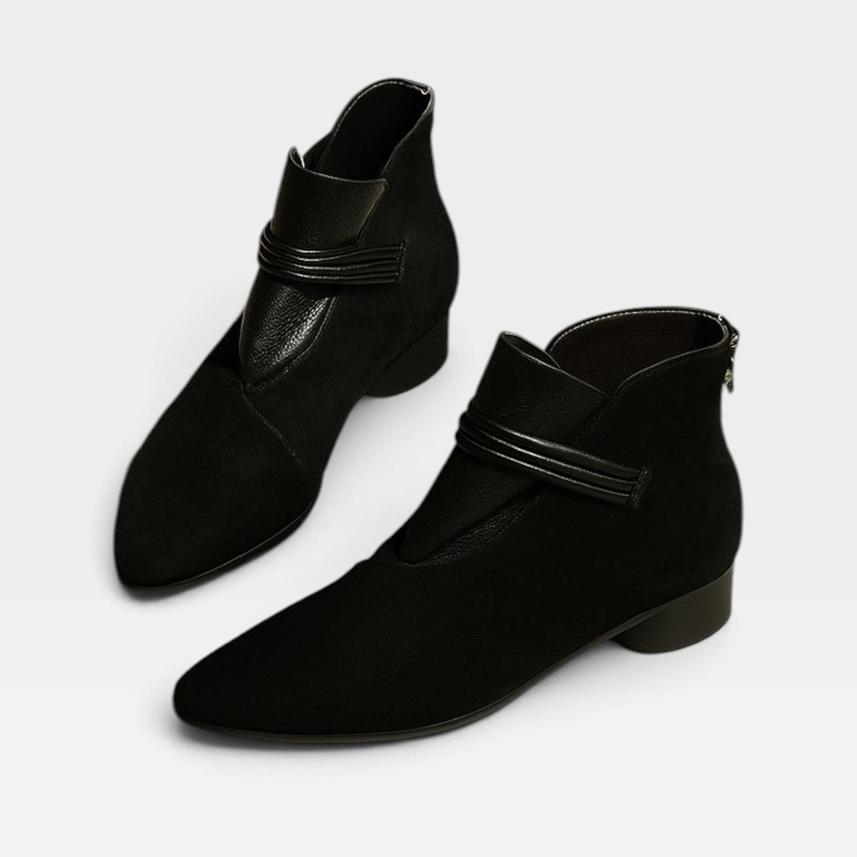 Women's Elegant Genuine Suede Ankle Boots