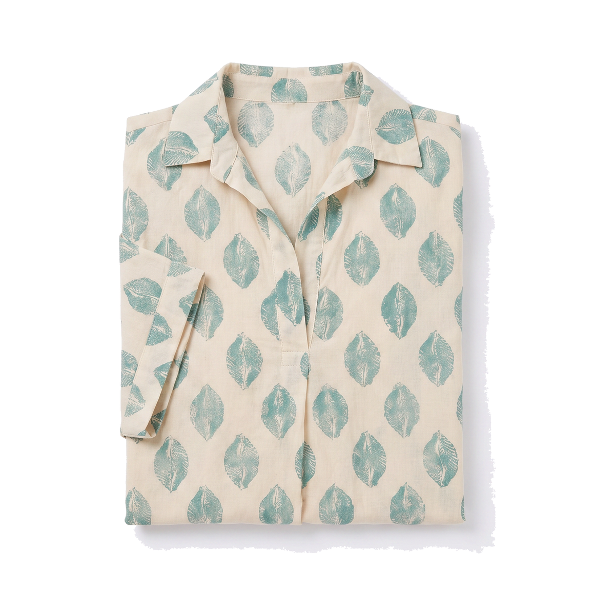 Printed Shirt Dress
