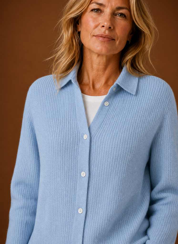 Women's Knit Cardigan - Button-Front Sweater | Areleon