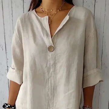 Relaxed Button Blouse