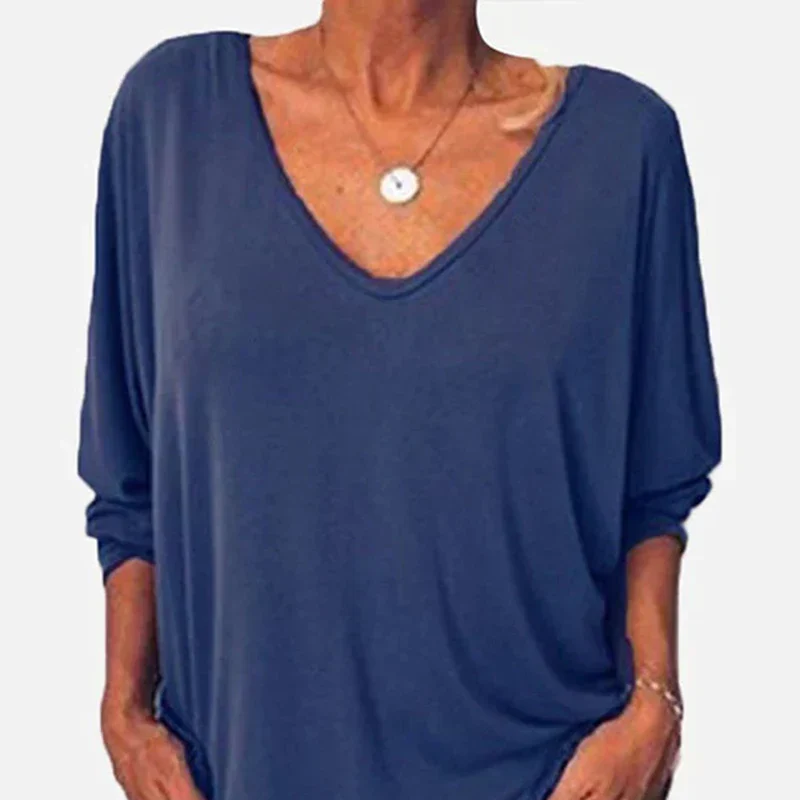 Draped V-Neck Top