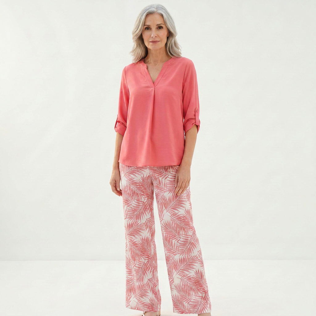 Printed Two-Piece Set