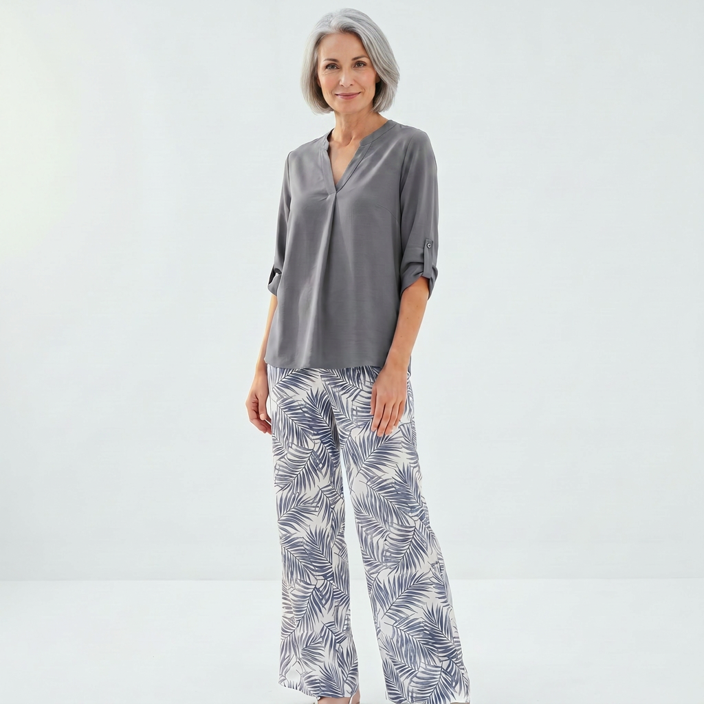 Printed Two-Piece Set