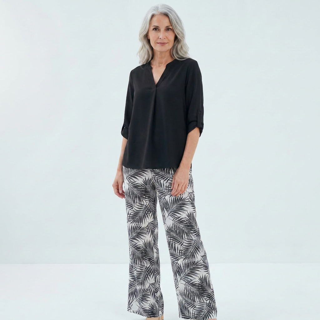 Printed Two-Piece Set