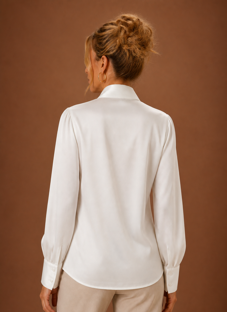 Women’s Satin look  Bow Blouse | Areleon