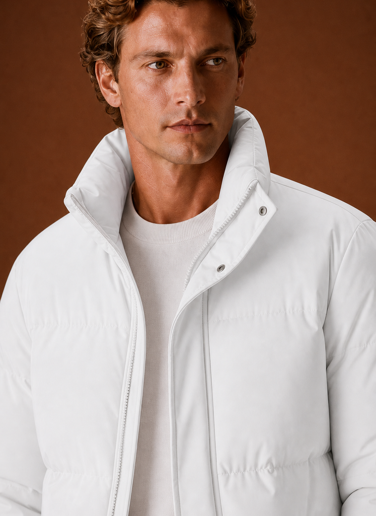 Men's Puffer Jacket - Oversized Fit Winter Coat | Areleon