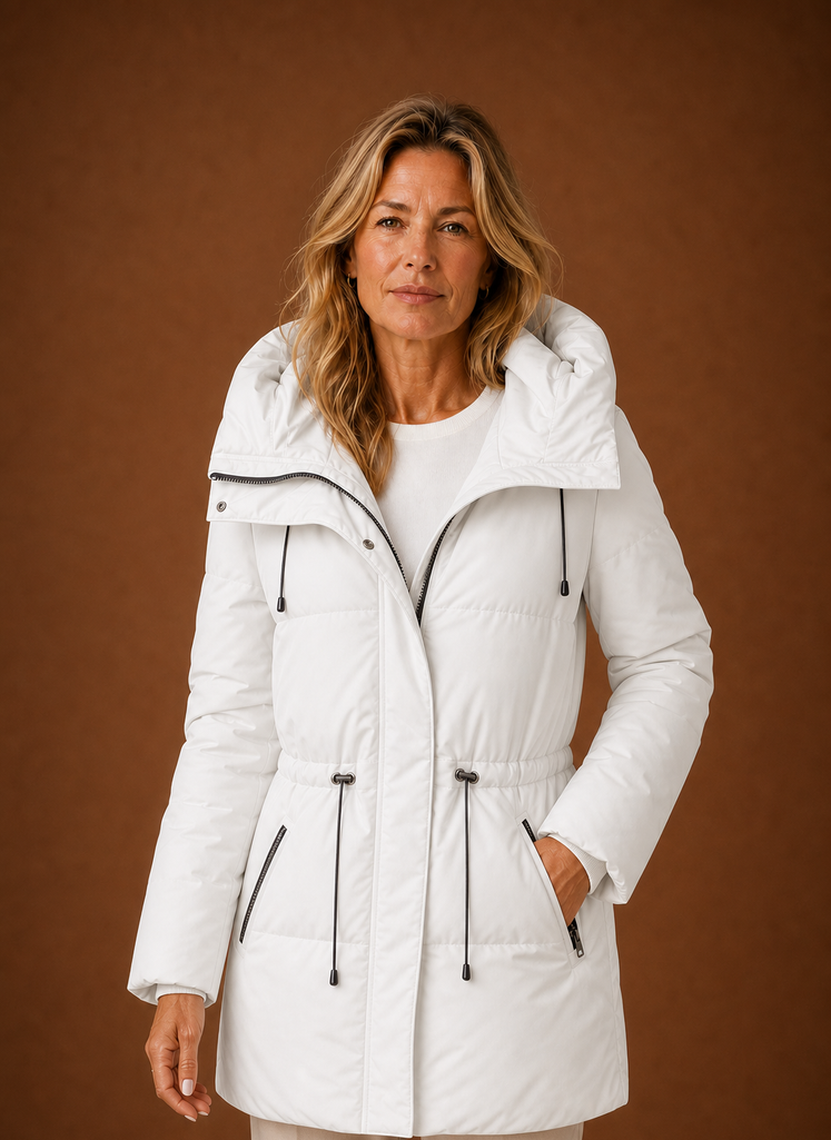 Women's Quilted Puffer Jacket - Warm Winter Parka | Areleon