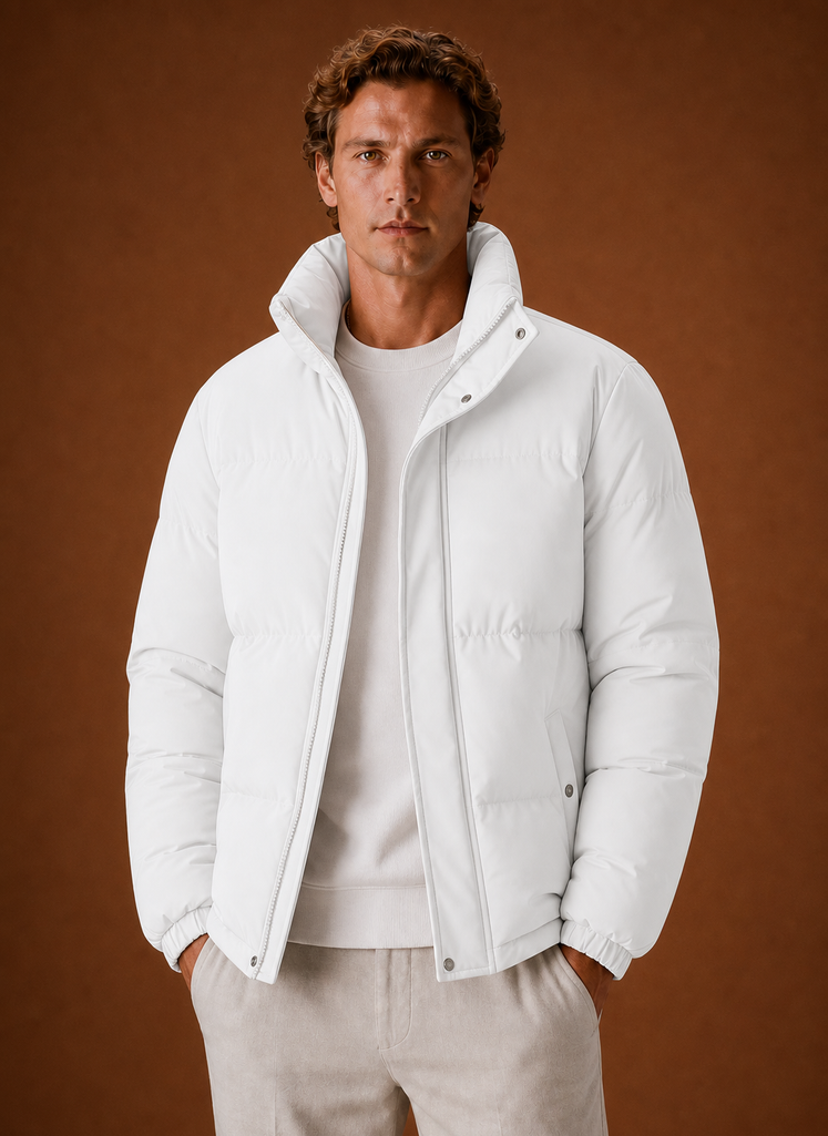 Men's Puffer Jacket - Oversized Fit Winter Coat | Areleon