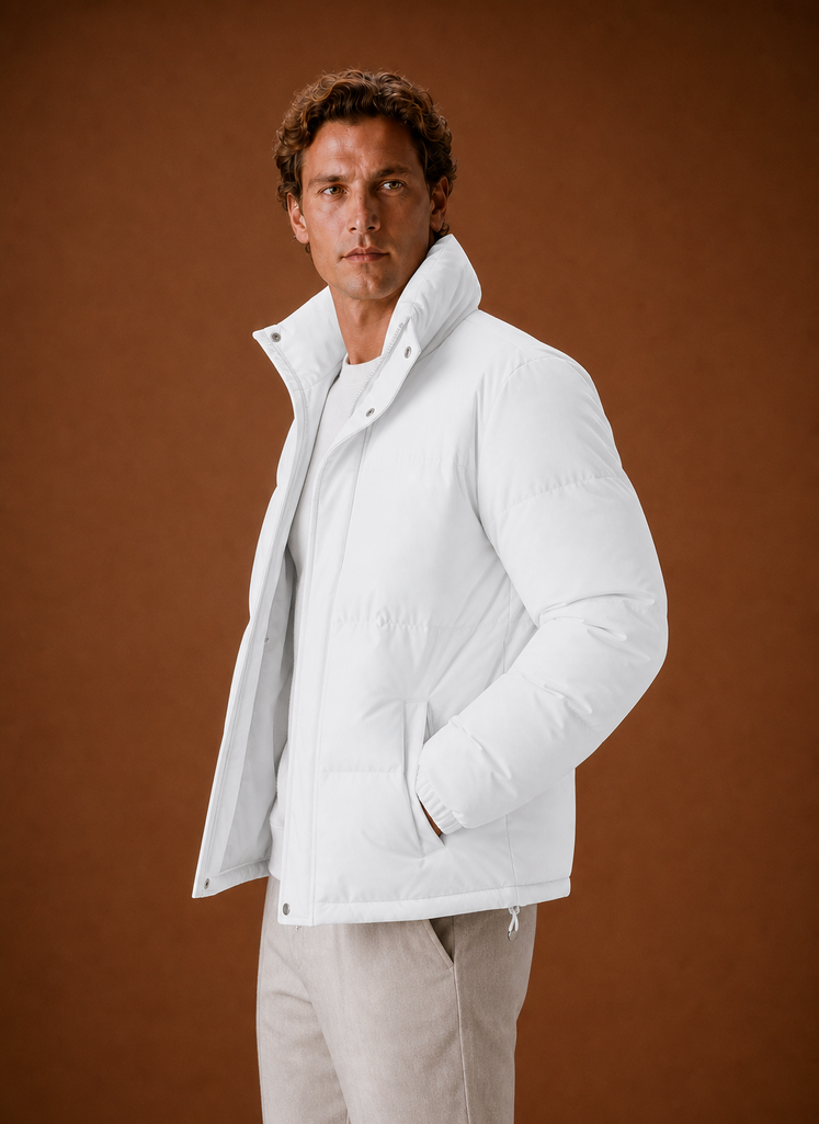 Men's Puffer Jacket - Oversized Fit Winter Coat | Areleon