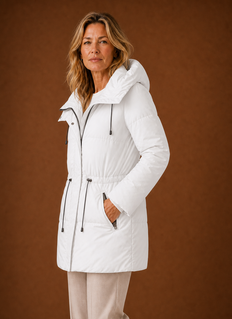 Women's Quilted Puffer Jacket - Warm Winter Parka | Areleon