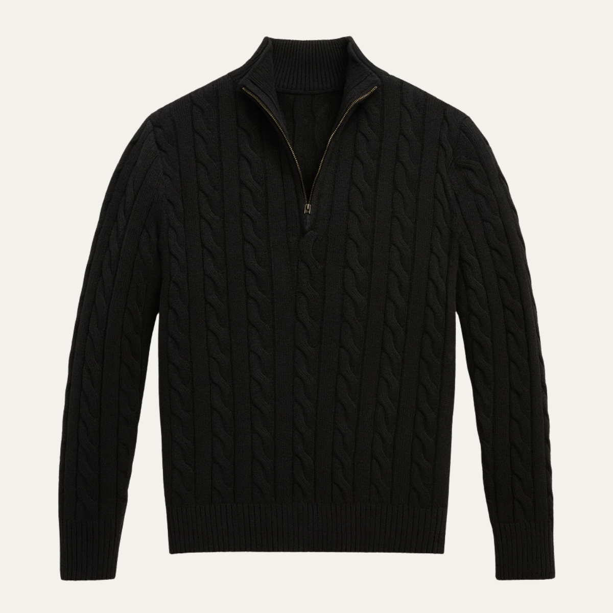 Woodhall Strick-Half-Zip-Pullover